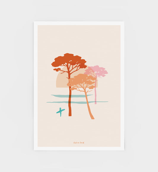 COLORFUL PINE TREES