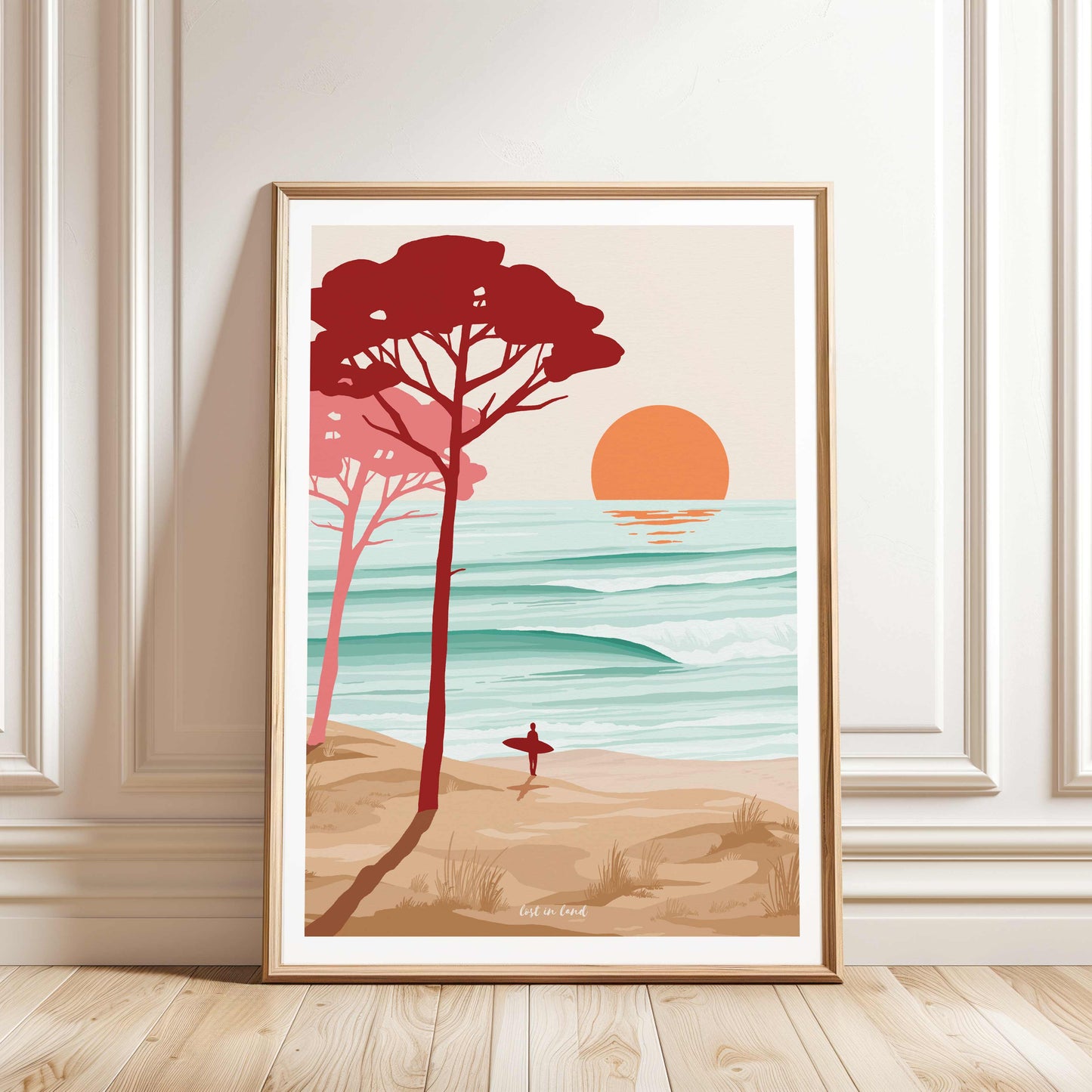 DUO COLORFUL PINE TREES