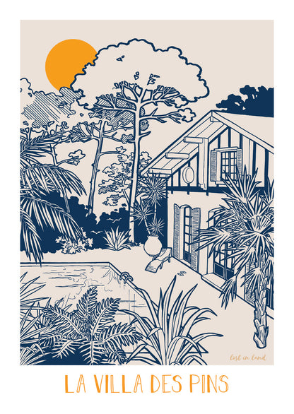 TRIO DE CARTES BLUE LINES
