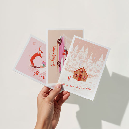 LOTS DE 3 CARTES POSTALE NOËL